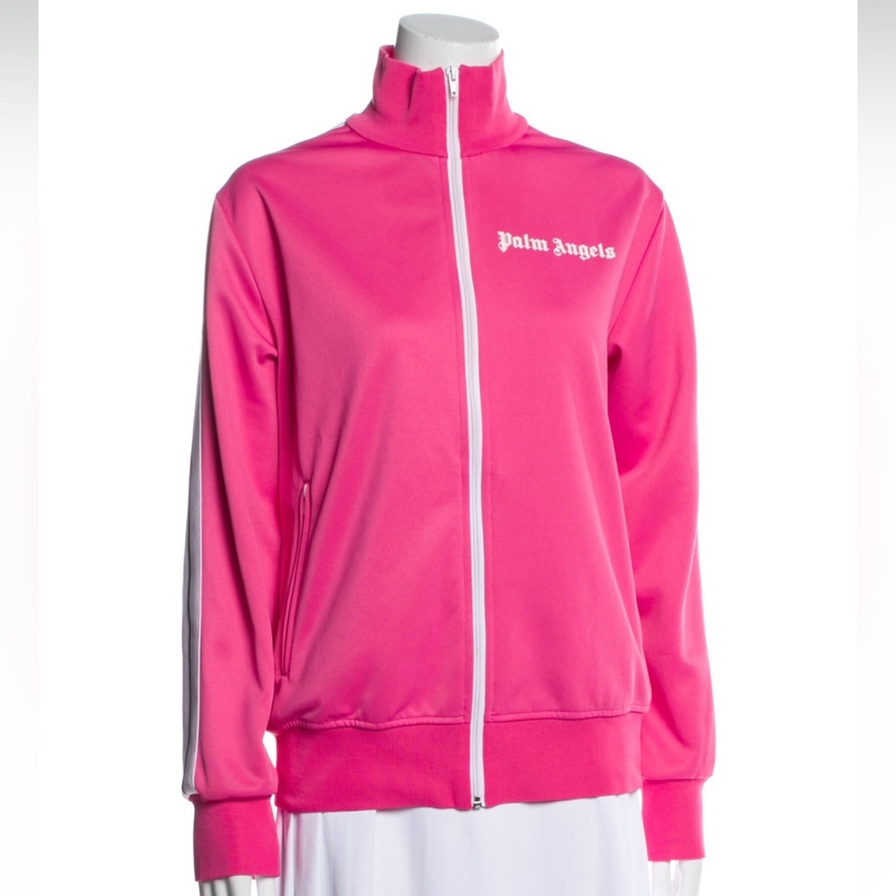 Palm Angels Jacket
Pink
Stand Collar
Zip Pockets & Zip Closure Size Large